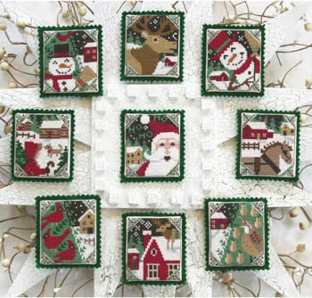 Prairie Schooler Snowy Nights PS166 christmas cross stitch pattern