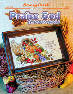 Stoney Creek Praise God Cornucopia LFT 584 cross stitch pattern