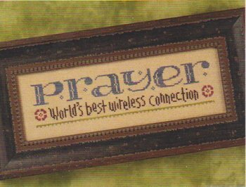 Lizzie Kate Prayer Connection S91 religious cross stitch pattern