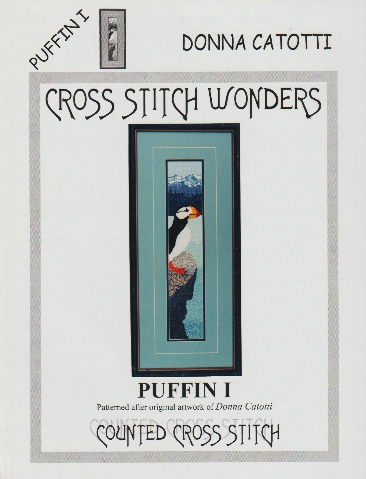 Cross Stitch Wonders Puffin I cross stitch pattern