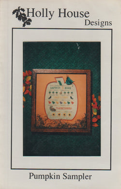 Holly House Designs Pumpkin Sampler cross stitch pattern