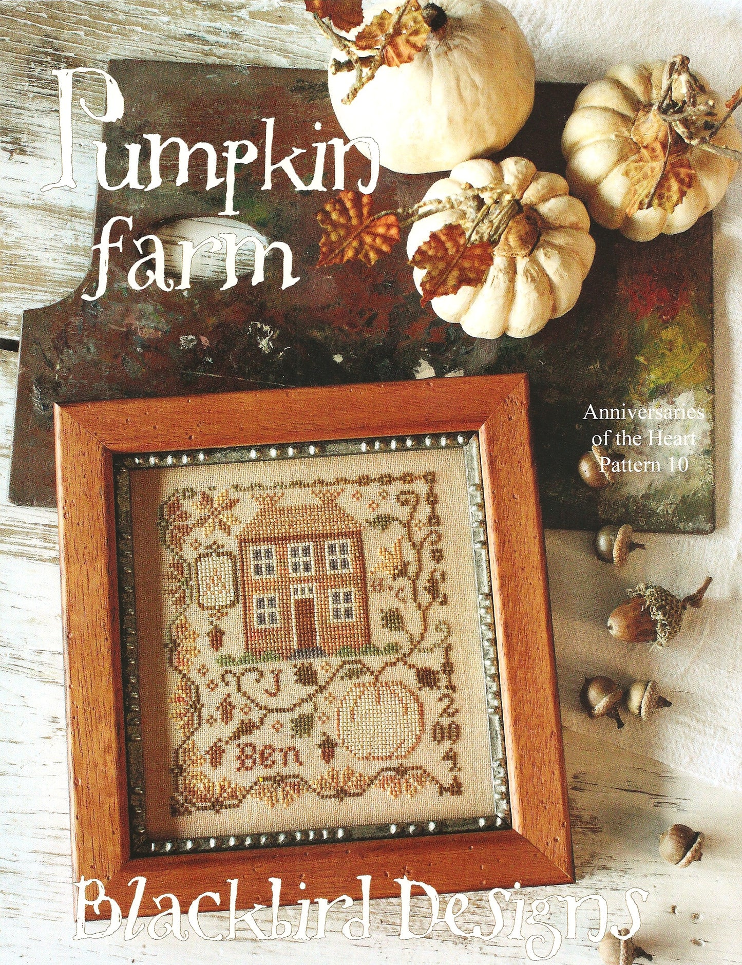 Blackbird Designs Pumpkin Farm cross stitch pattern