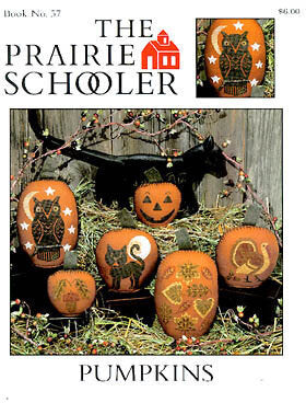 Prairie Schooler Pumpkins PS57 halloween cross stitch pattern