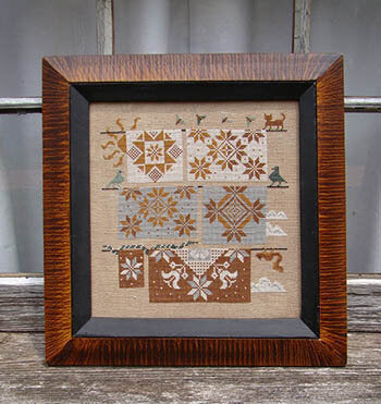 Carriage House Quaker Quilts cross stitch pattern