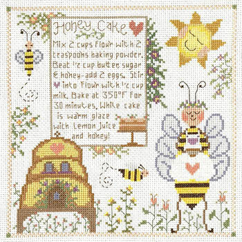 Imaginating Queen Bee Cake 3390 cross stitch pattern
