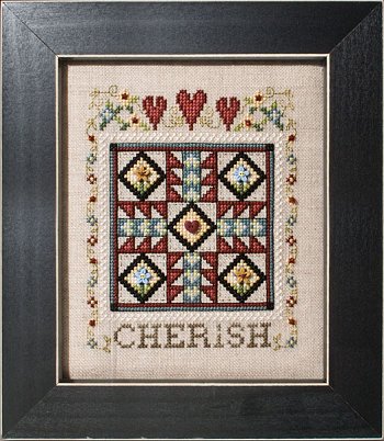 Stoney Creek Quilted With Love - Cherish  Quilted With Love series #4 cross stitch pattern