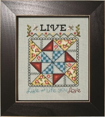 Stoney Creek Quilted With Love - Live QLS009 cross stitch pattern