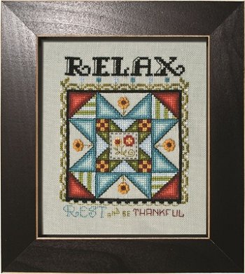 Stoney Creek Quilted With Love - Relax QLS008 cross stitch pattern