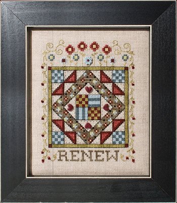 Stoney Creek Quilted With Love - Renew  Quilted With Love series #6 QLS006 cross stitch pattern