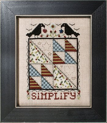 Stoney Creek Quilted With Love - Simplify QLS002  cross stitch pattern