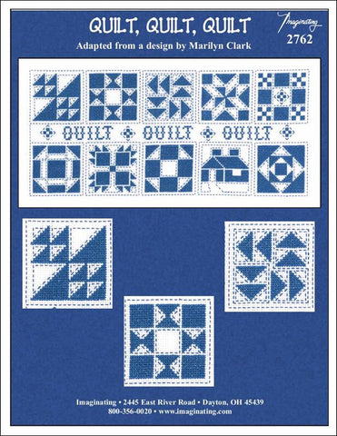 Imaginating Quilts, Quilts, Quilts 2762 cross stitch pattern