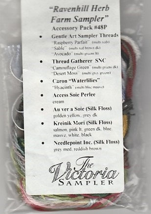Victoria Sampler Ravenhill Herb Farm Sampler accessory pack