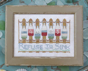 Hands On Design Refuse to Sink - To the Beach 9 cross stitch pattern