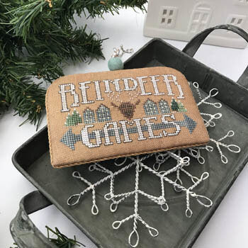 Hands On Design Reindeer Games - White Christmas 7 cross stitch pattern