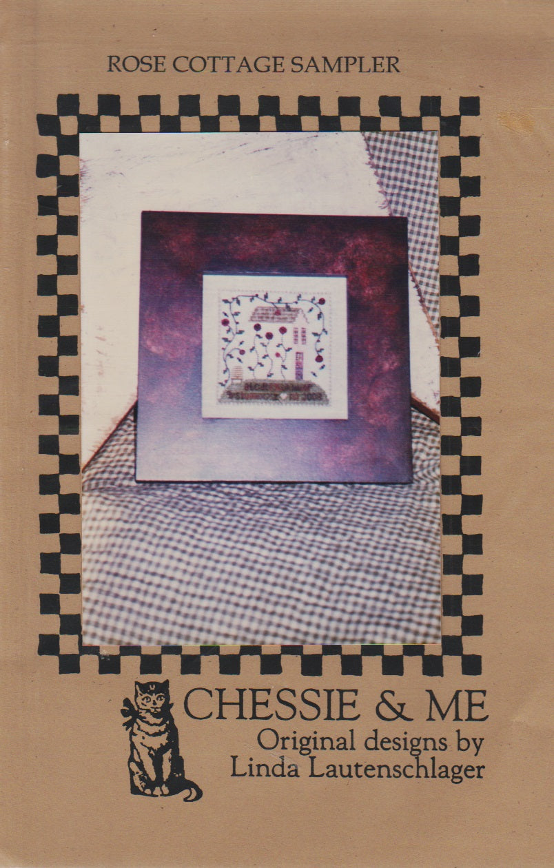 Chessie & Me Rose Cottage Sampler cross stitch pattern