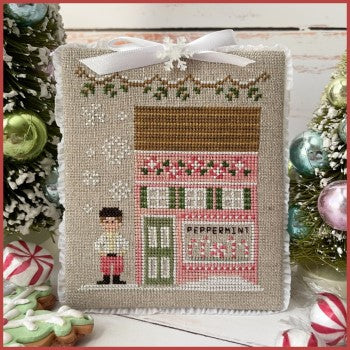 Country Cottage Needleworks Russian Peppermint Shop christmas cross stitch pattern