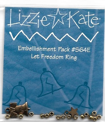 lizzie Kate Let Freedom Ring embellishment pack S64e