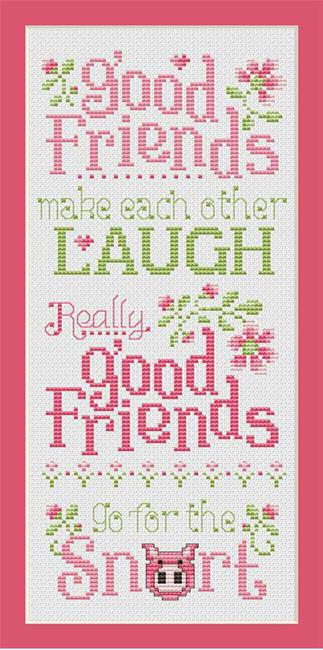 Sue Hillis Good Friends L473cross stitch pattern