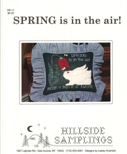 Hillside Samplings SPRING is in the air! Cross stitch pattern