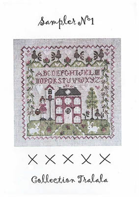 TraLaLa Sampler No1 cross stitch pattern
