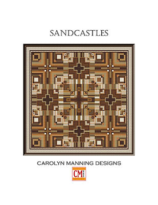 Carolyn Manning Sandcastles cross stitch mandala pattern