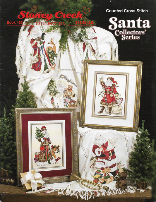 Stoney Creek Santa Collectors' Series BK433 christmas cross stitch pattern