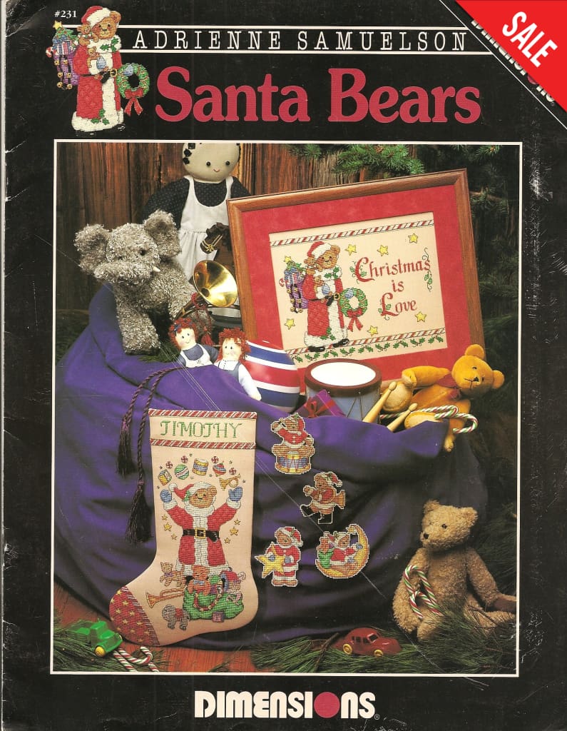 Santa Bears Pattern Pattern