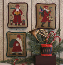 Prairie Schooler Santas Revisited VII cross stitch pattern