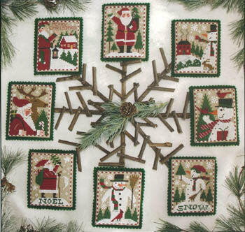 Prairie Schooler Santas & Snowmen PS151 christmas cross stitch pattern