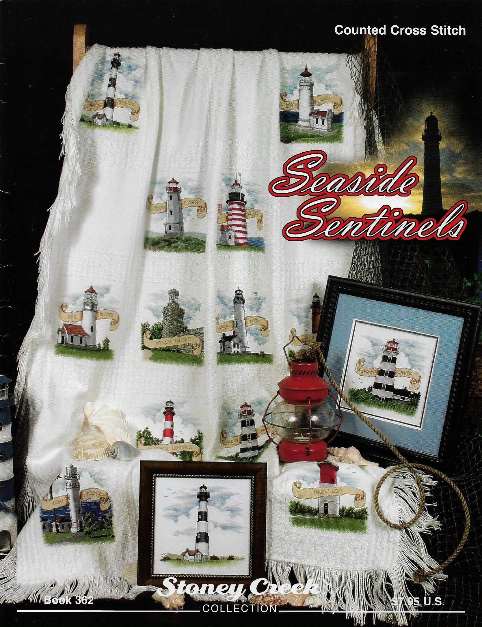 Stoney Creek Seaside Sentinels BK362 lighthouse cross stitch patterns