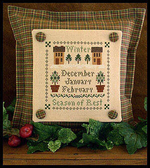 Little House Needleworks Season Of Rest cross stitch pattern