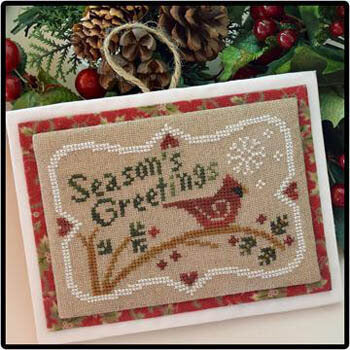 Little House Needleworks Season's Greetings LHNPC-88 christmas cross stitch pattern