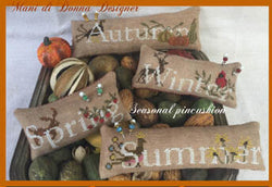 Mani Di Donna Seasonal Pincushions cross stitch pattern
