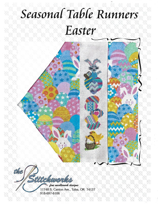 StitchWorks Seasonal Table Runners - Easter cross stitch pattern
