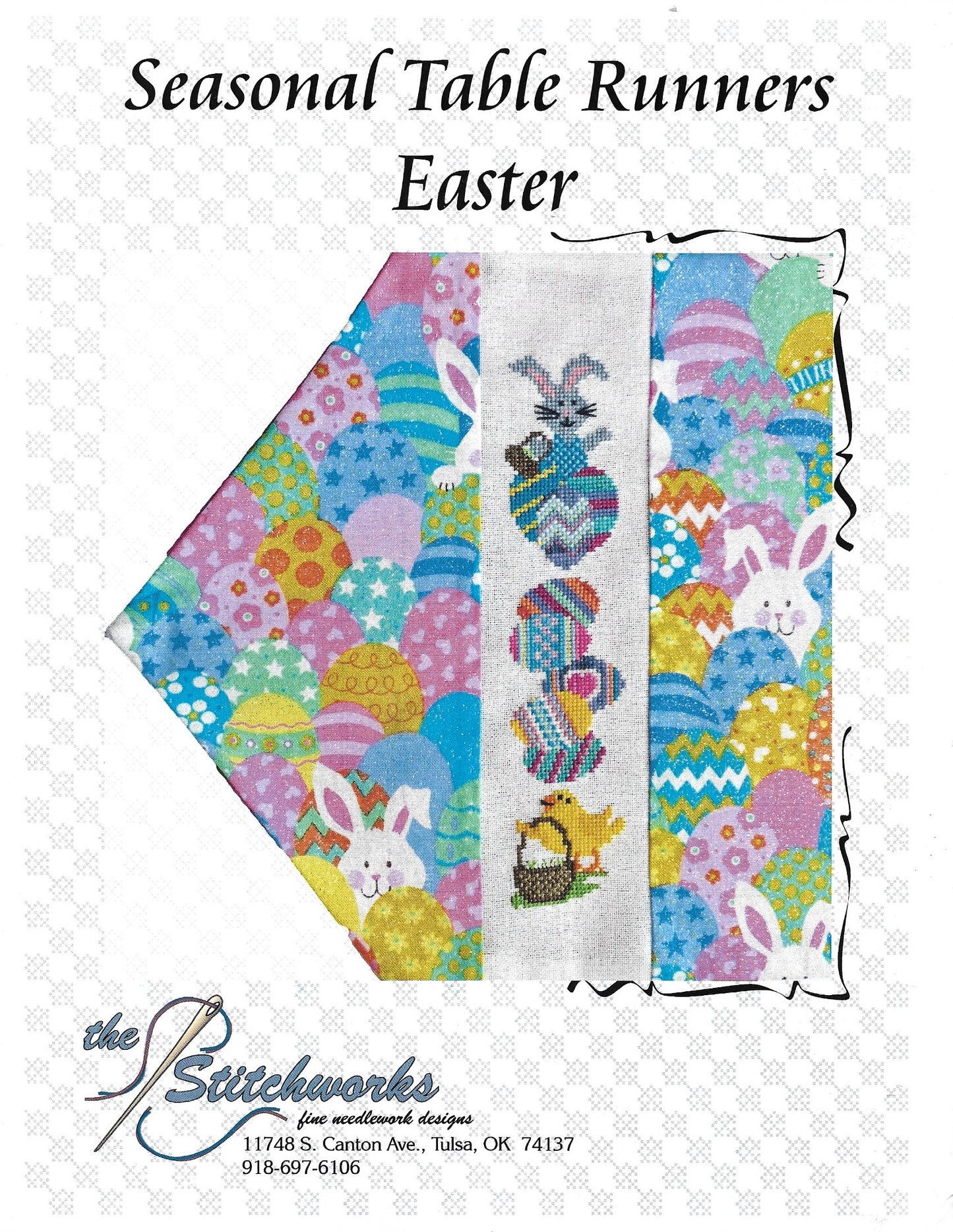 StitchWorks Seasonal Table Runners - Easter cross stitch pattern
