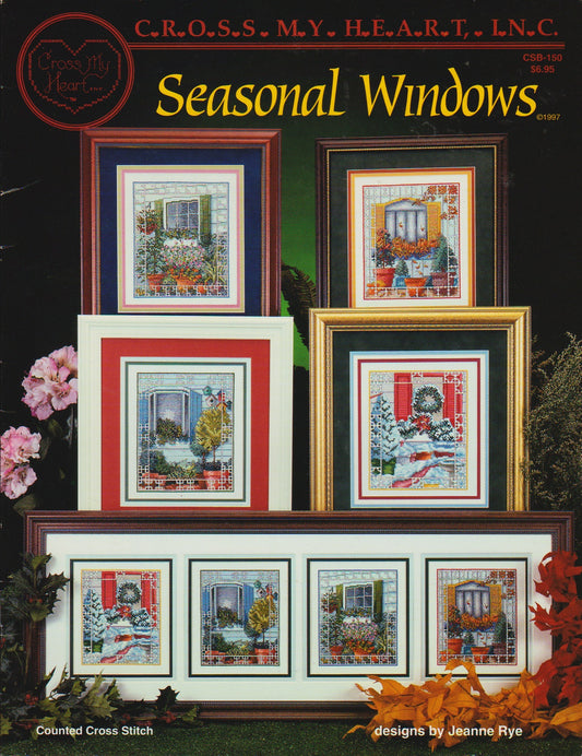 Cross My Heart Seasonal Windows CSB-150 cross stitch pattern