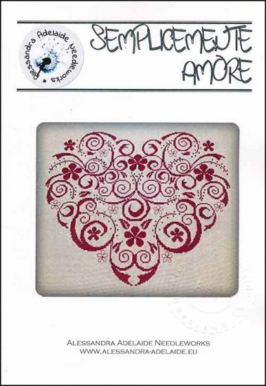 Alessandra Adelaide Semplicemente Amore cross stitch pattern