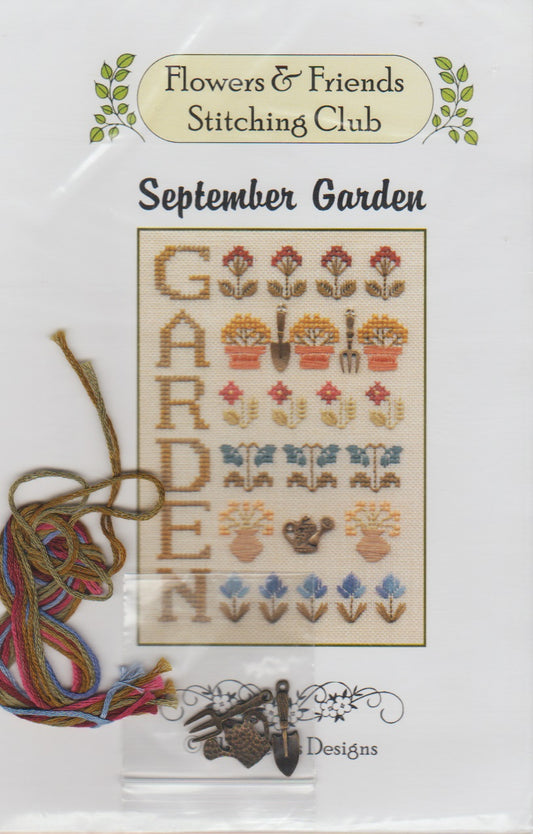 Elizabeth Designs September Garden cross stitch pattern