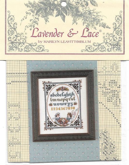Lavender & Lace Serendipity cross stitch pattern