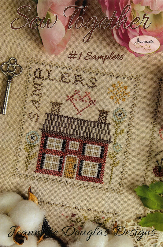 Jeanette Douglas Sew Together Sew Together Samplers #1 cross stitch pattern