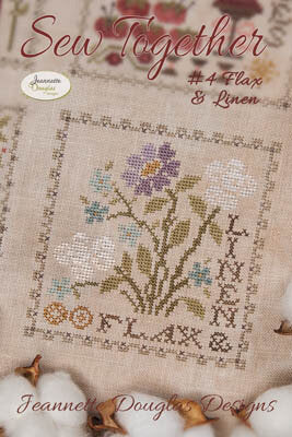 Jeanette Douglas Sew Together #4 Flax & Linen cross stitch pattern