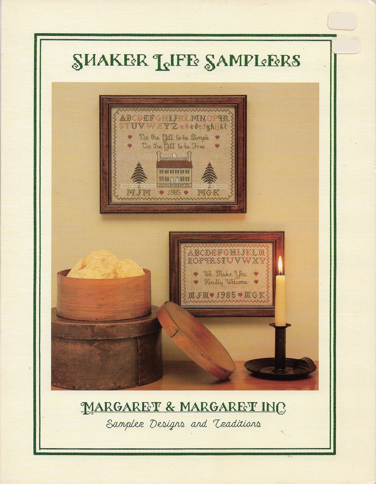 Margaret & Margaret Shaker Life Samplers cross stitch pttern