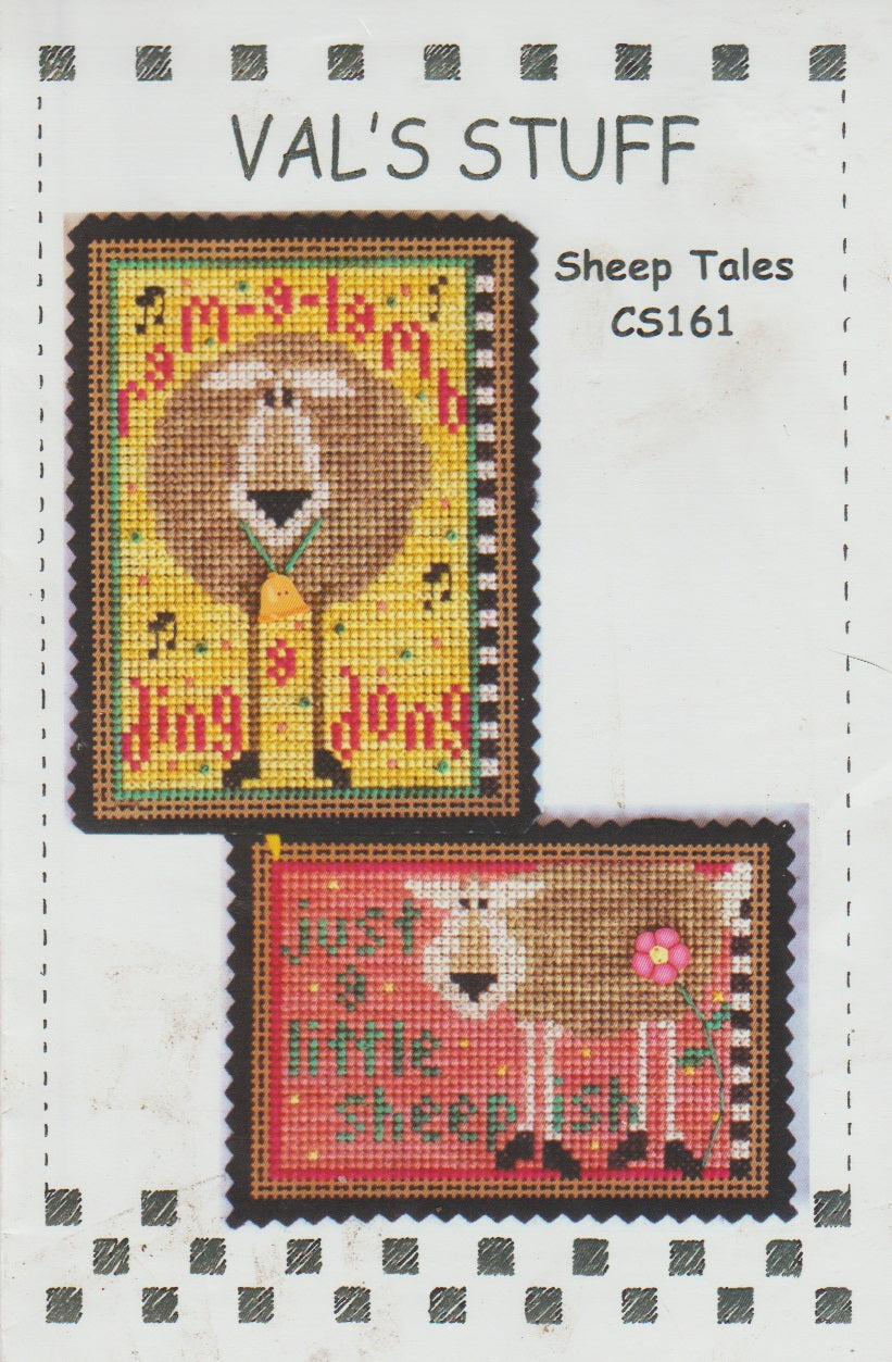 Val's Stuff Sheep Tales CS161 cross stitch pattern