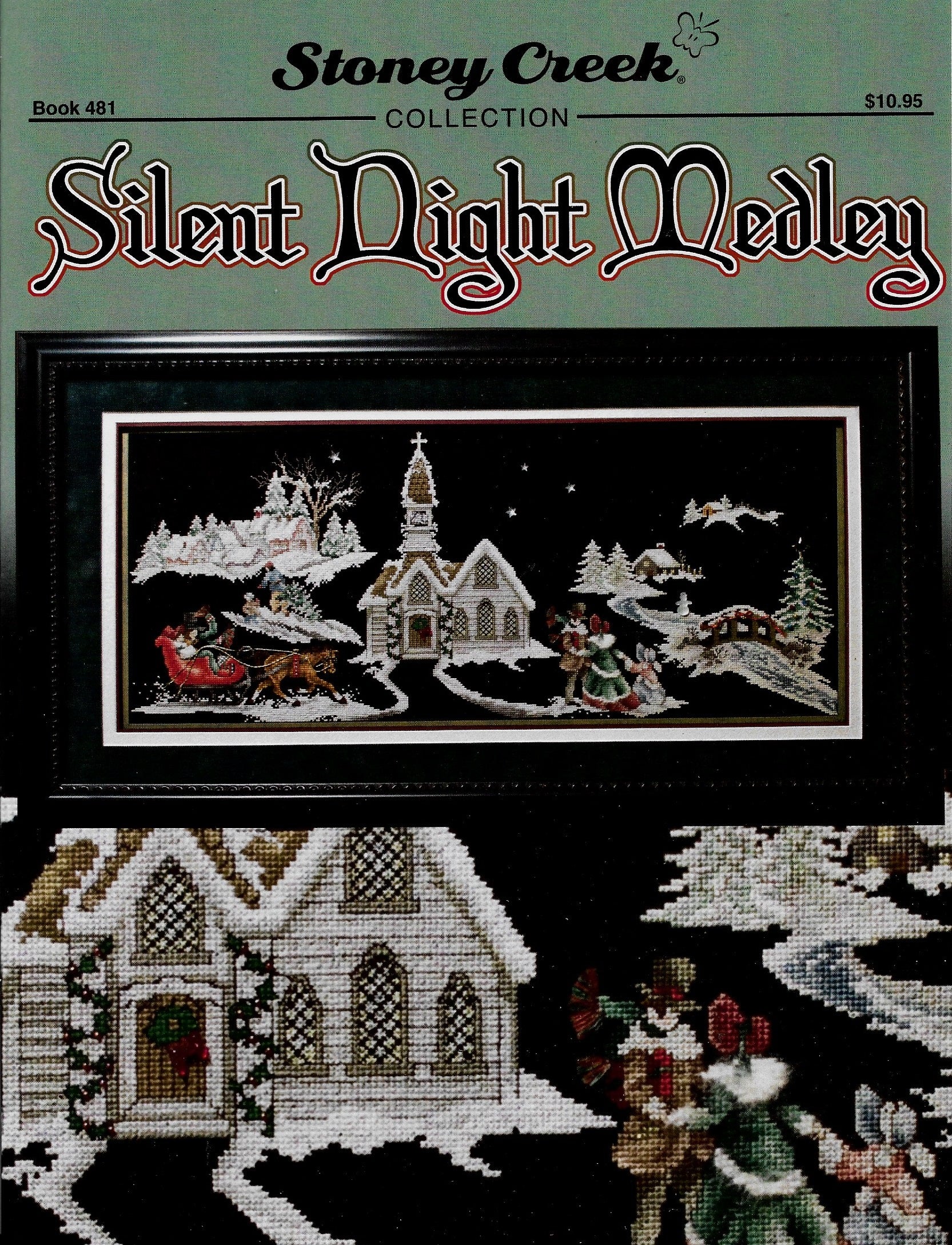 Stoney Creek Silent Night Medley BK481 Christmas cross stitch pattern