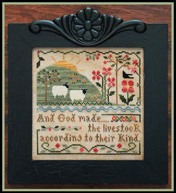 Little House Needleworks Sixth Day of Creation 161 cross stitch pattern