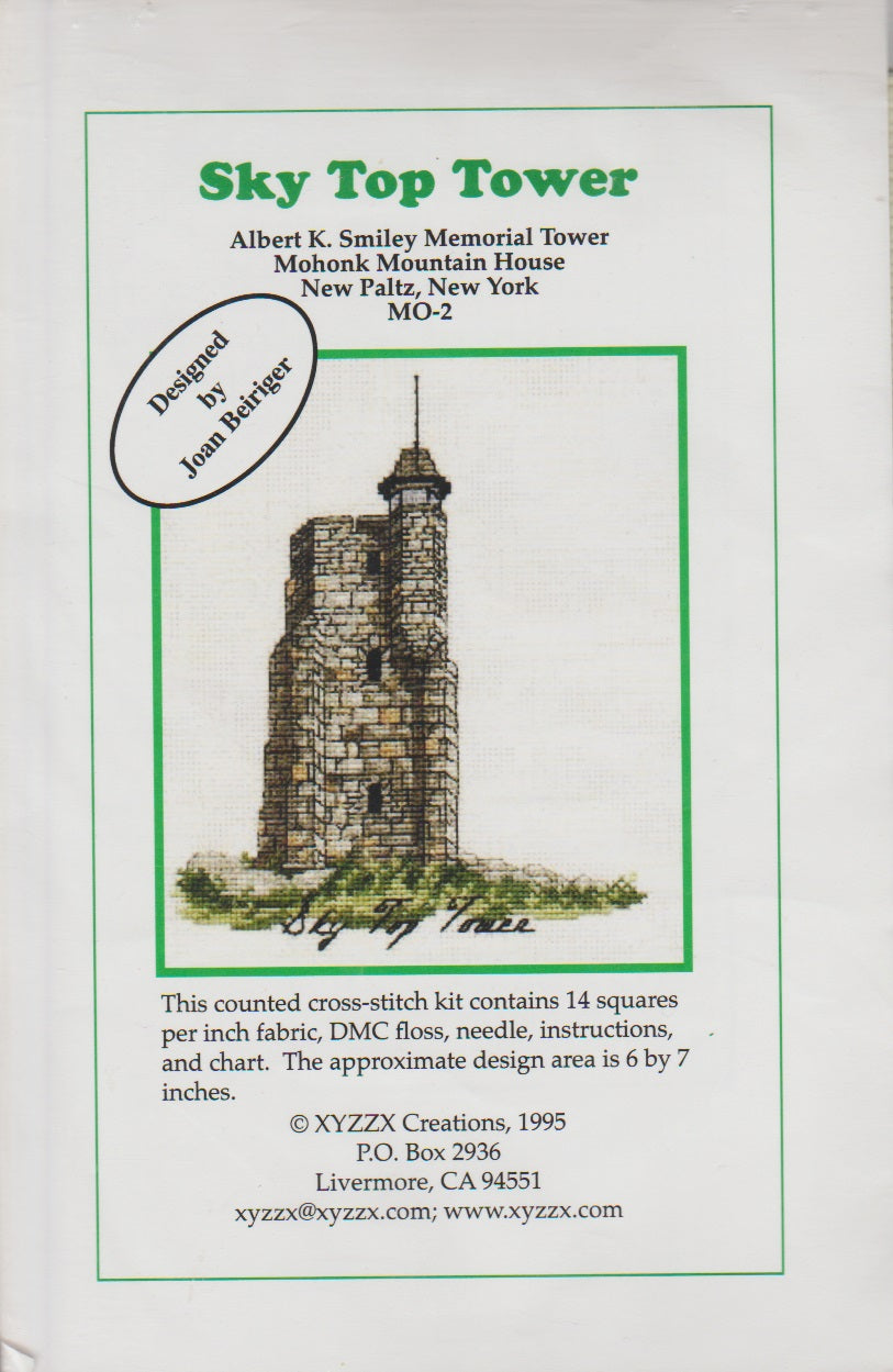 XYZZX Creations Sky Top Tower MO-2 cross stitch kit