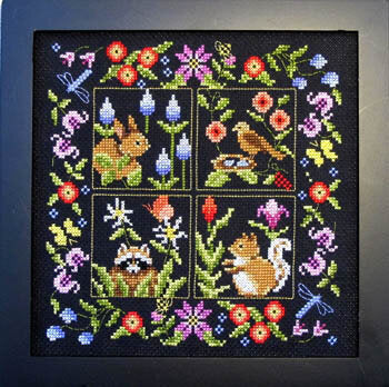 Bobbie G. Small Animal Sampler cross stitch pattern