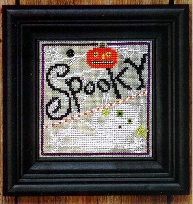Bent Creek Snapper Spooky Said the Ghost Spooky Spinners Series halloween cross stitch pattern