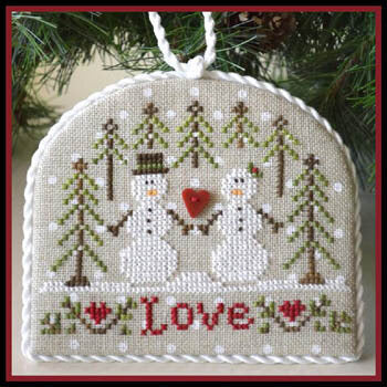 Country Cottage Needleworks Snow Love cross stitch pattern