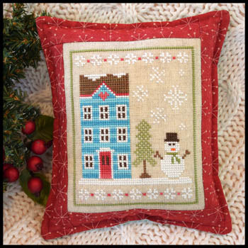 Country cottage Needleworks Snow Place Like Home 1 cross stitch pattern